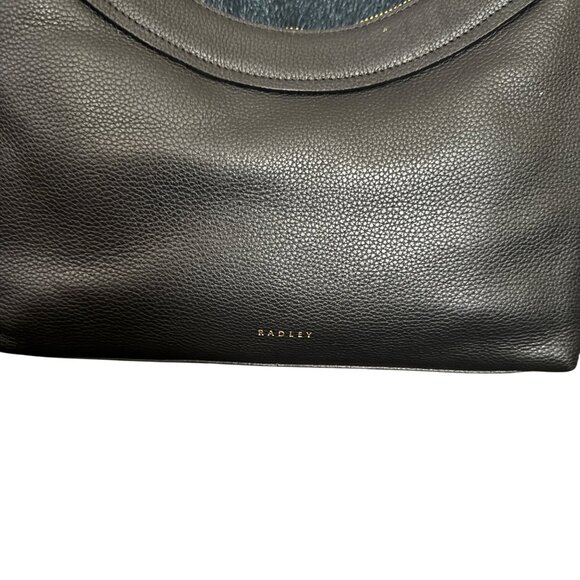 Radley London Abbey Mews Small Zip Top Leather Shoulder Bag New - Picture 5 of 7